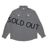 CHALLENGER/OVAL EAGLE PRINTED SHIRT（BLACK）［オーバルイーグルシャツ-24秋冬］