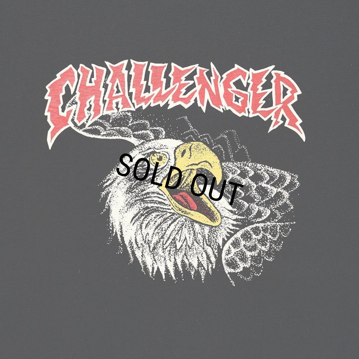 画像4: CHALLENGER/L/S EAGLE HEAD TEE（BLACK）［プリント長袖T-24秋冬］ (4)