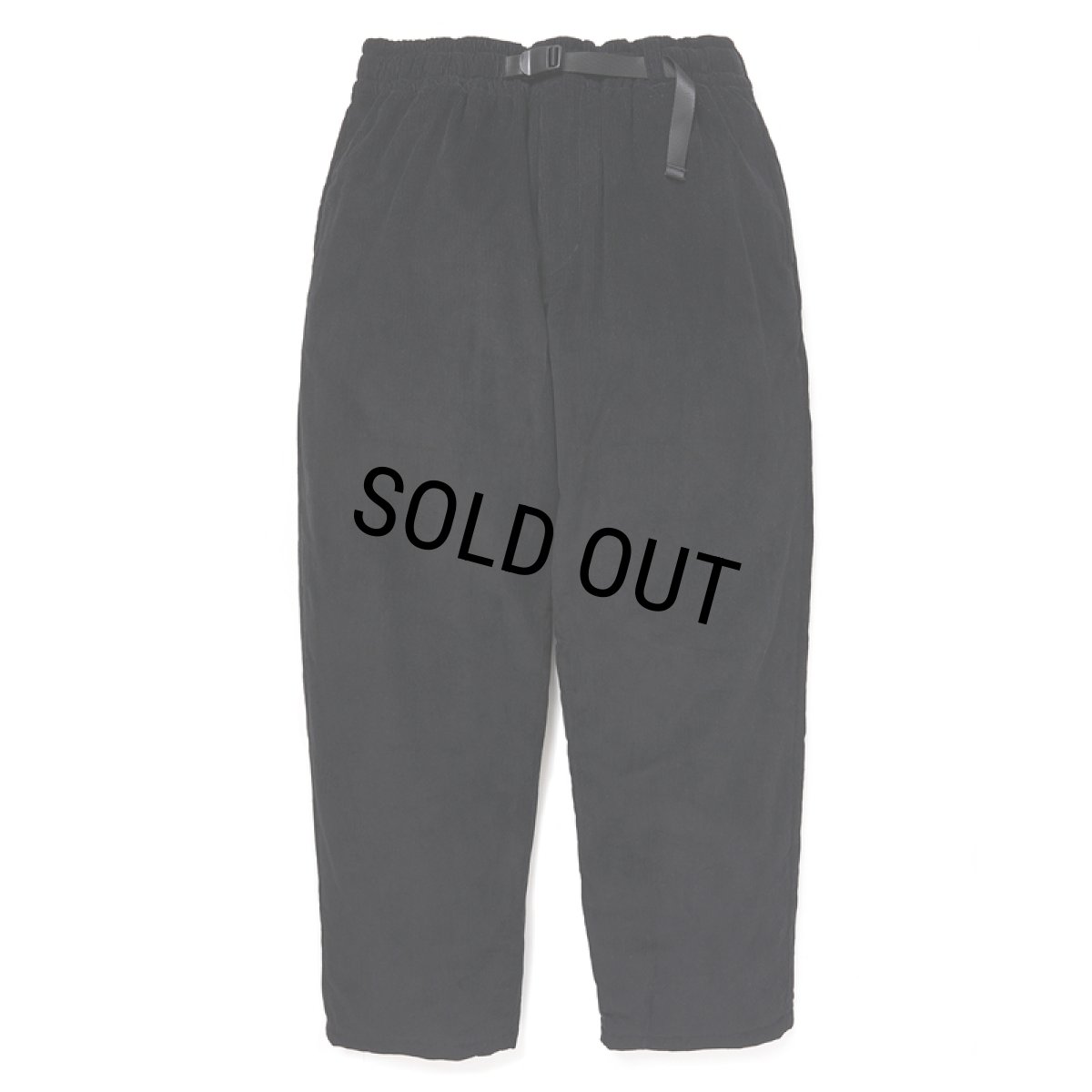 画像1: CHALLENGER/SUPERIOR CORDUROY WARM PANTS（BLACK）［コーデュロイウォームパンツ-24秋冬］ (1)