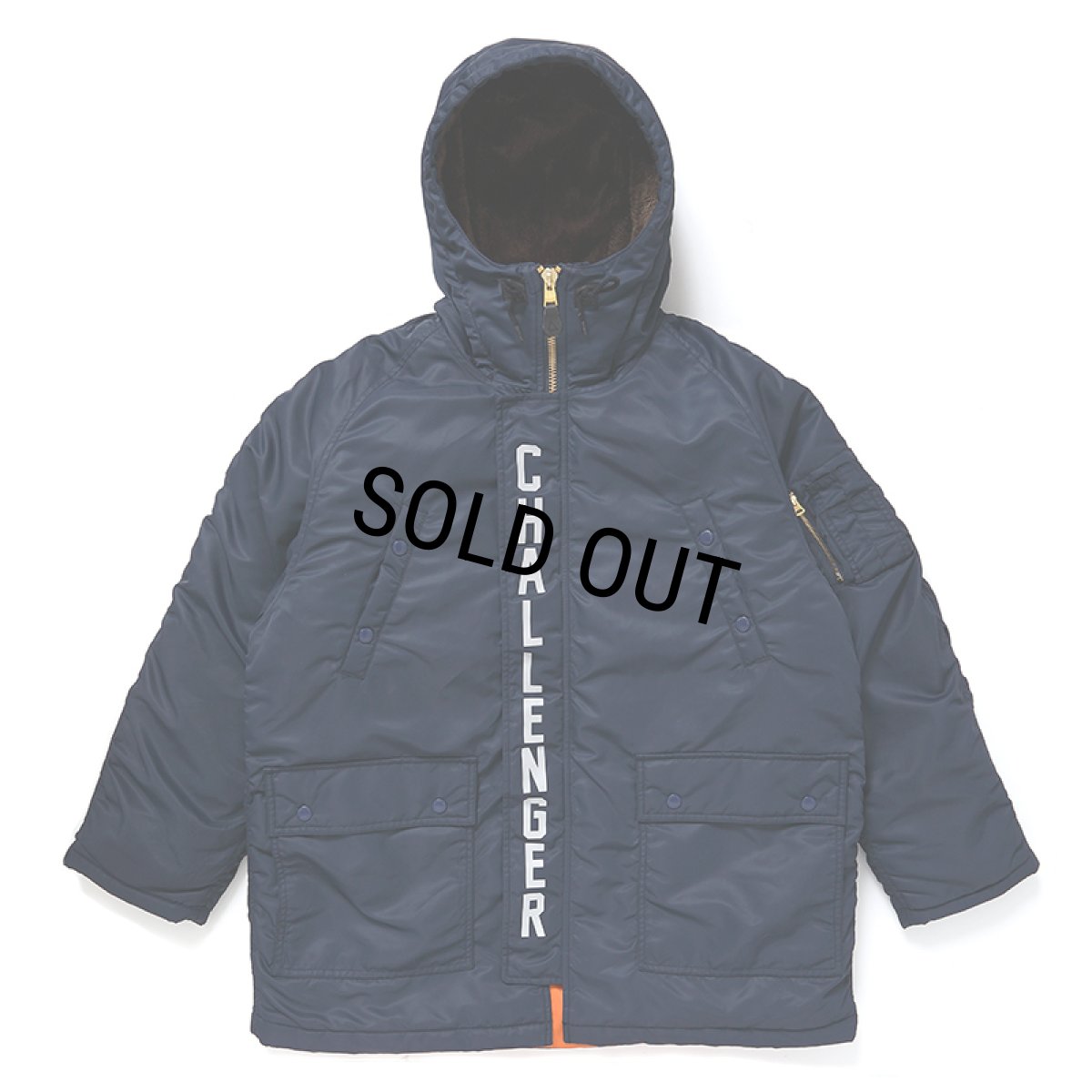 画像1: CHALLENGER/CLASSIC FLIGHT JACKET（NAVY）［クラシックフライトJKT-24秋冬］ (1)