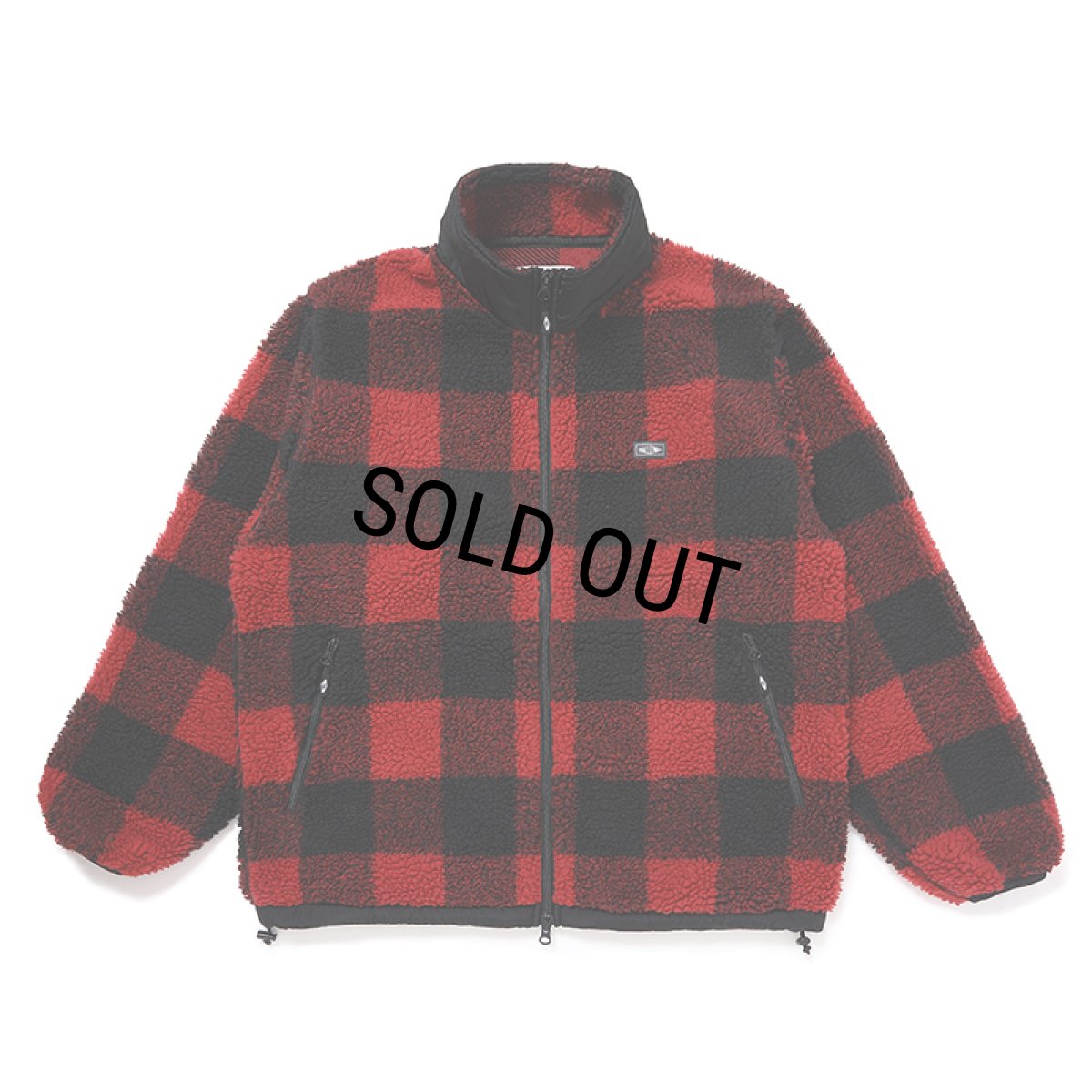 画像1: CHALLENGER/BUFFALO PLAID BOA JACKET（RED）［バッファローチェックボアJKT-24秋冬］ (1)
