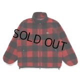 CHALLENGER/BUFFALO PLAID BOA JACKET（RED）［バッファローチェックボアJKT-24秋冬］