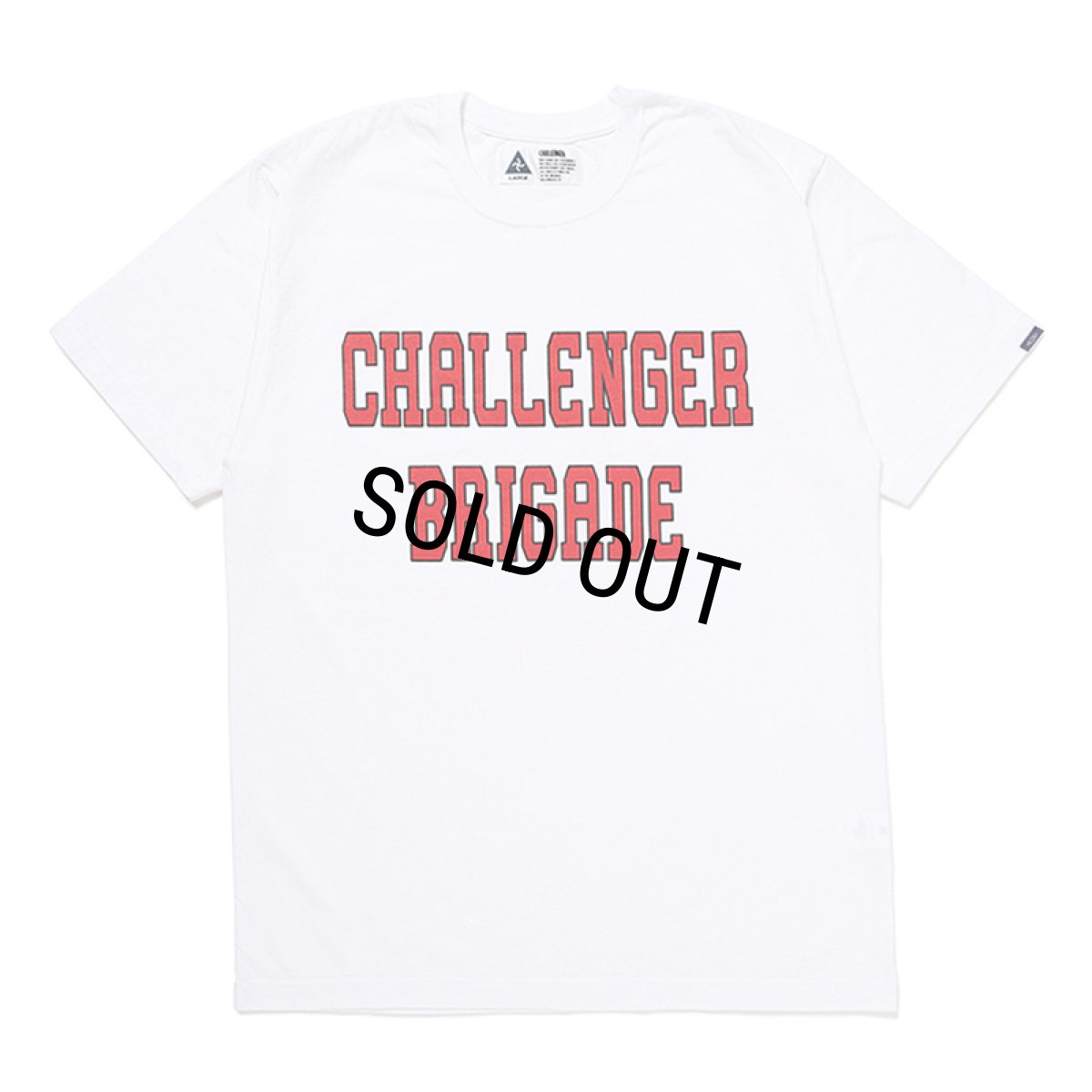 画像1: CHALLENGER/COLLEGE LOGO TEE（WHITE）［プリントT-24秋冬］ (1)