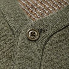 画像4: CHALLENGER/BIG PAISLEY CARDIGAN（OLIVE）［ビッグペイズリーカーディガン-24秋冬］ (4)