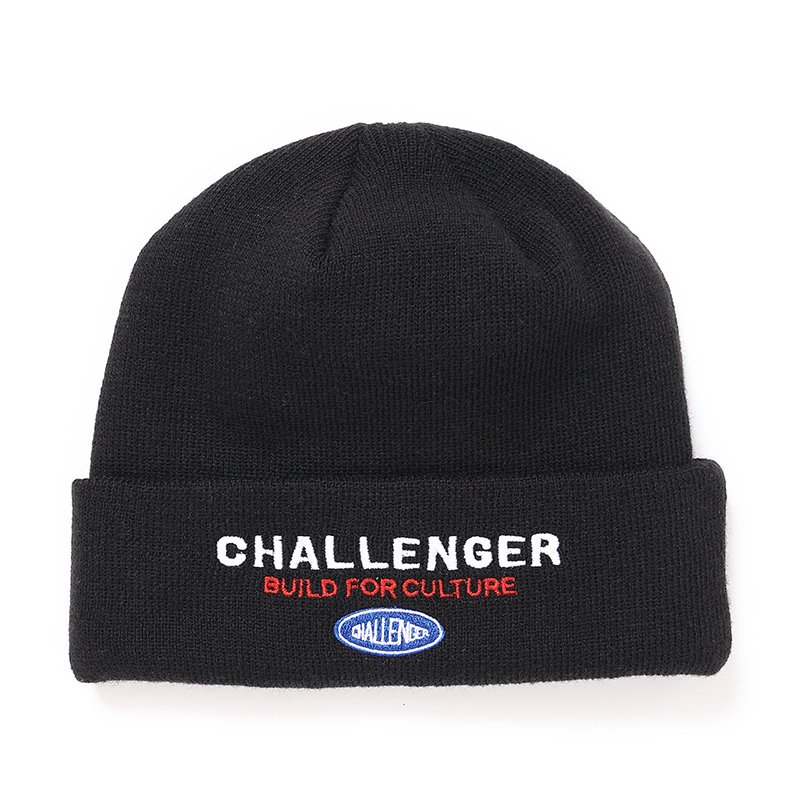 画像1: CHALLENGER/SAILOR KNIT CAP（BLACK）［セーラーニットキャップ-24秋冬］