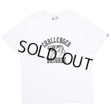 CHALLENGER/WOLF COLLEGE TEE（WHITE）［プリントT-24秋冬］