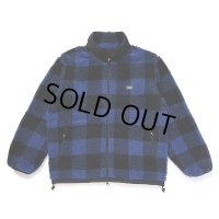 CHALLENGER/BUFFALO PLAID BOA JACKET（NAVY）［バッファローチェックボアJKT-24秋冬］