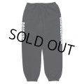 CHALLENGER/COLLEGE SWEAT PANTS（BLACK）［カレッジスウェットパンツ-24秋冬］