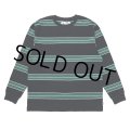 CHALLENGER/L/S CLASSIC BORDER TEE（BLACK/GREEN）［クラシックボーダー長袖T-24秋冬］