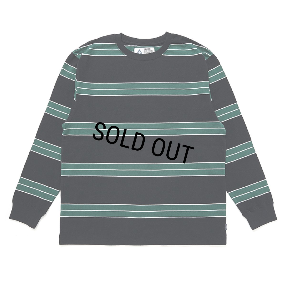 画像1: CHALLENGER/L/S CLASSIC BORDER TEE（BLACK/GREEN）［クラシックボーダー長袖T-24秋冬］ (1)