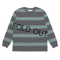 CHALLENGER/L/S CLASSIC BORDER TEE（BLACK/GREEN）［クラシックボーダー長袖T-24秋冬］