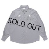 CHALLENGER/OVAL EAGLE PRINTED SHIRT（CHARCOAL GRAY）［オーバルイーグルシャツ-24秋冬］