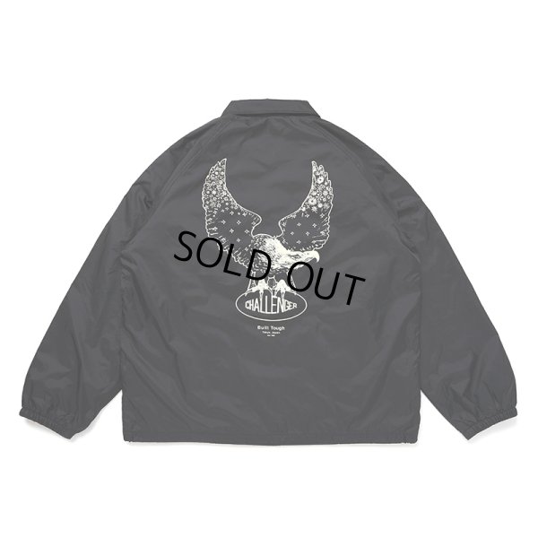 画像1: CHALLENGER/OVAL EAGLE COACH JACKET（BLACK）［オーバルイーグルコーチJKT-24秋冬］
