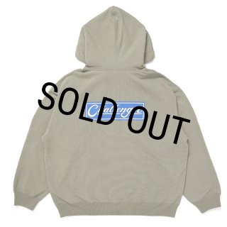 CHALLENGER/BAR LOGO ZIP HOODIE（KHAKI）［ジップフーディー-24秋冬