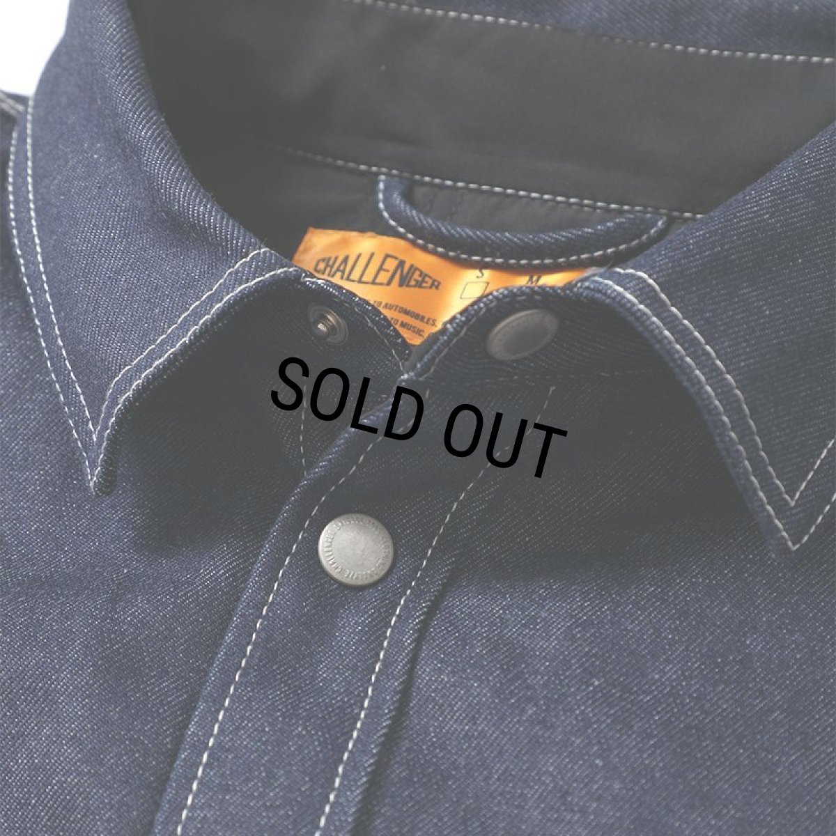 画像4: CHALLENGER/DENIM LINING SHIRT（INDIGO）［デニムライニングシャツ-24秋冬］ (4)