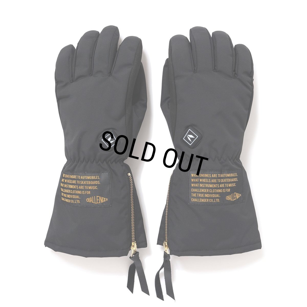 画像1: CHALLENGER/SUPERIOR HEAT GLOVE（BLACK）［ヒートグローブ-24秋冬］ (1)