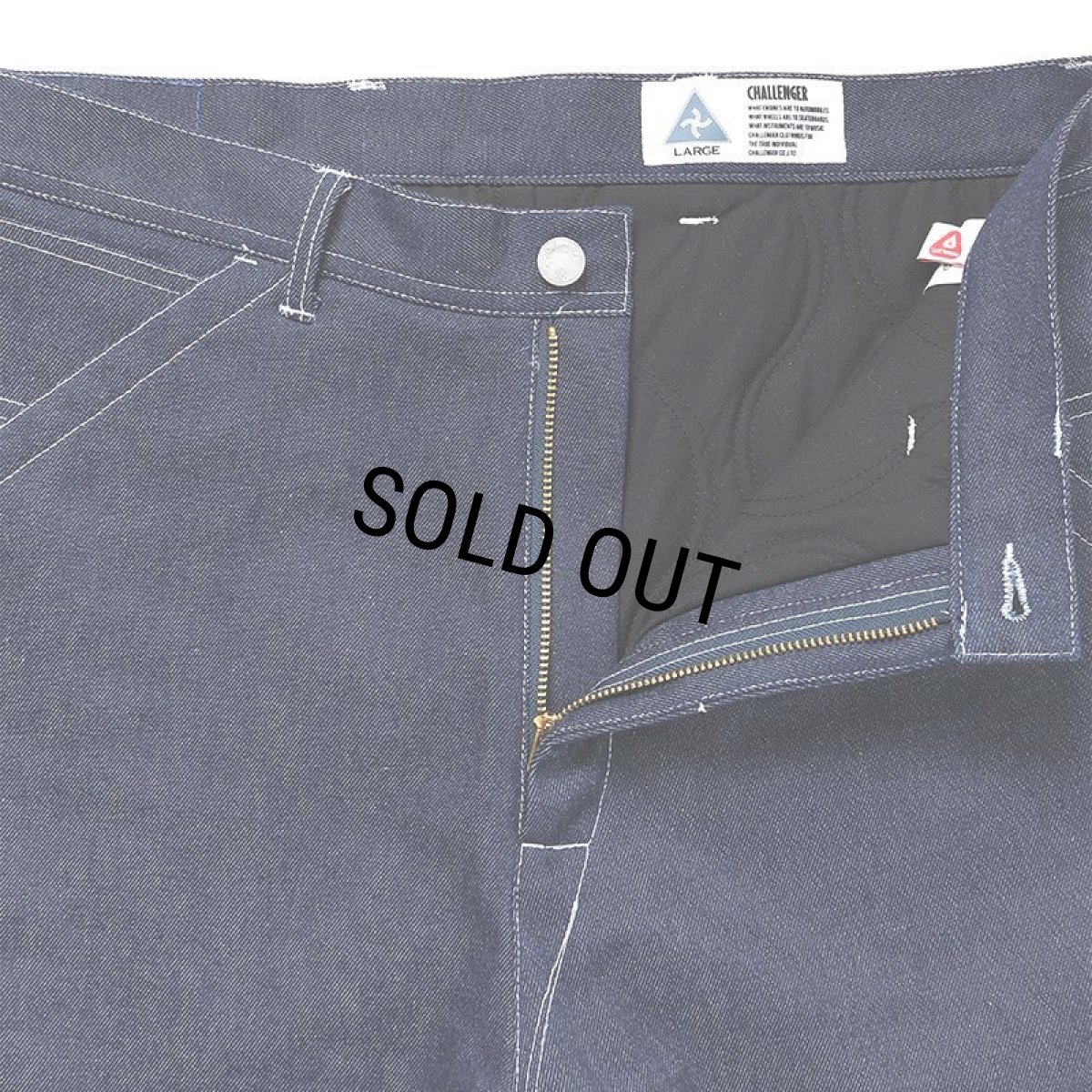 画像4: CHALLENGER/SUPERIOR PAINTER WARM PANTS（INDIGO）［ペインターウォームパンツ-24秋冬］ (4)