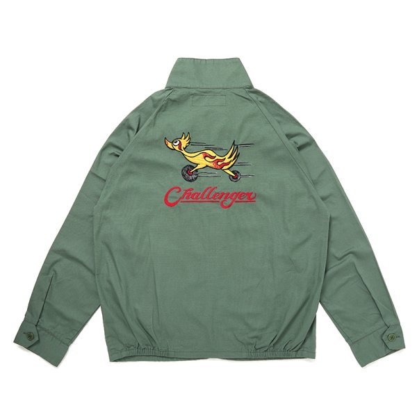 画像1: CHALLENGER/FIRE BIRD SWING TOP（GREEN）［ファイヤーバードスウィングトップ-24秋冬］