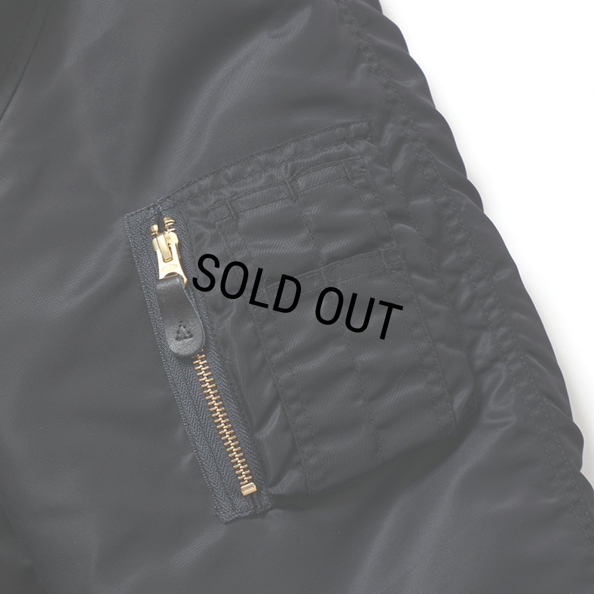 画像9: CHALLENGER/CLASSIC FLIGHT JACKET（BLACK）［クラシックフライトJKT-24秋冬］ (9)