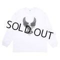 CHALLENGER/L/S OVAL EAGLE TEE（WHITE）［プリント長袖T-24秋冬］