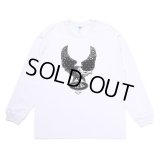 CHALLENGER/L/S OVAL EAGLE TEE（WHITE）［プリント長袖T-24秋冬］