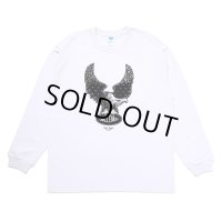 CHALLENGER/L/S OVAL EAGLE TEE（WHITE）［プリント長袖T-24秋冬］