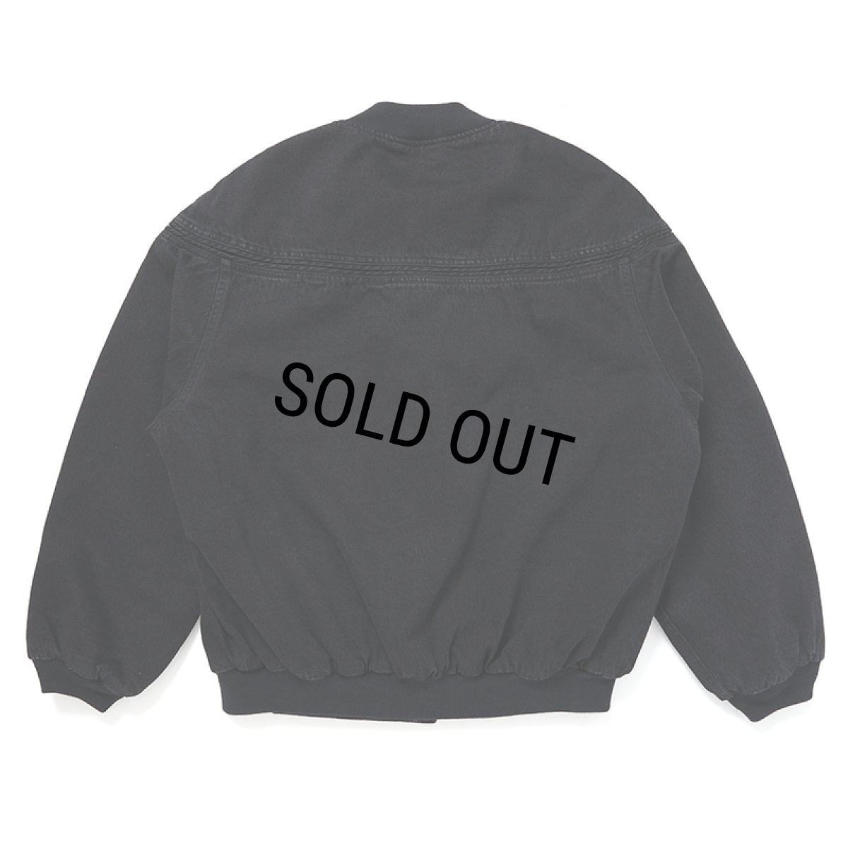 画像2: CHALLENGER/WASHED DERBY JACKET（WASHED BLACK）［ウォッシュドダービーJKT-24秋冬］ (2)