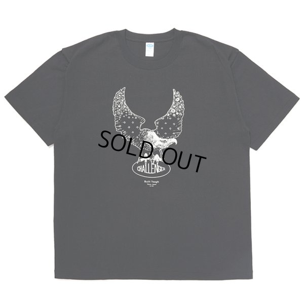 画像1: CHALLENGER/OVAL EAGLE TEE（BLACK）［プリントT-24秋冬］