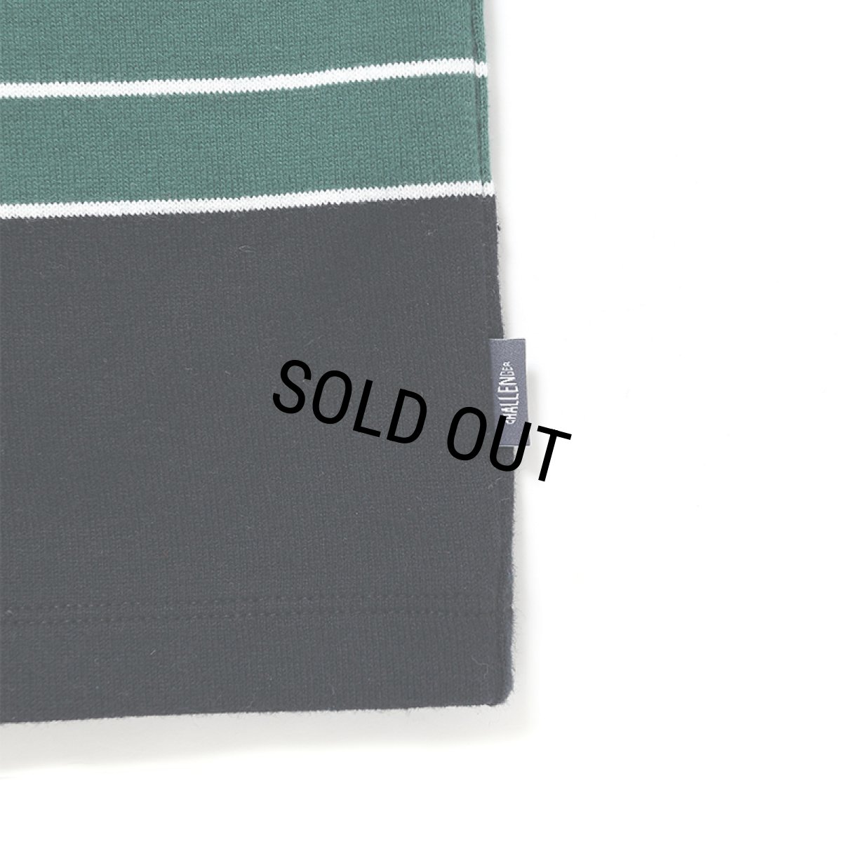 画像5: CHALLENGER/CLASSIC BORDER TEE（BLACK/GREEN）［クラシックボーダーT-24秋冬］ (5)