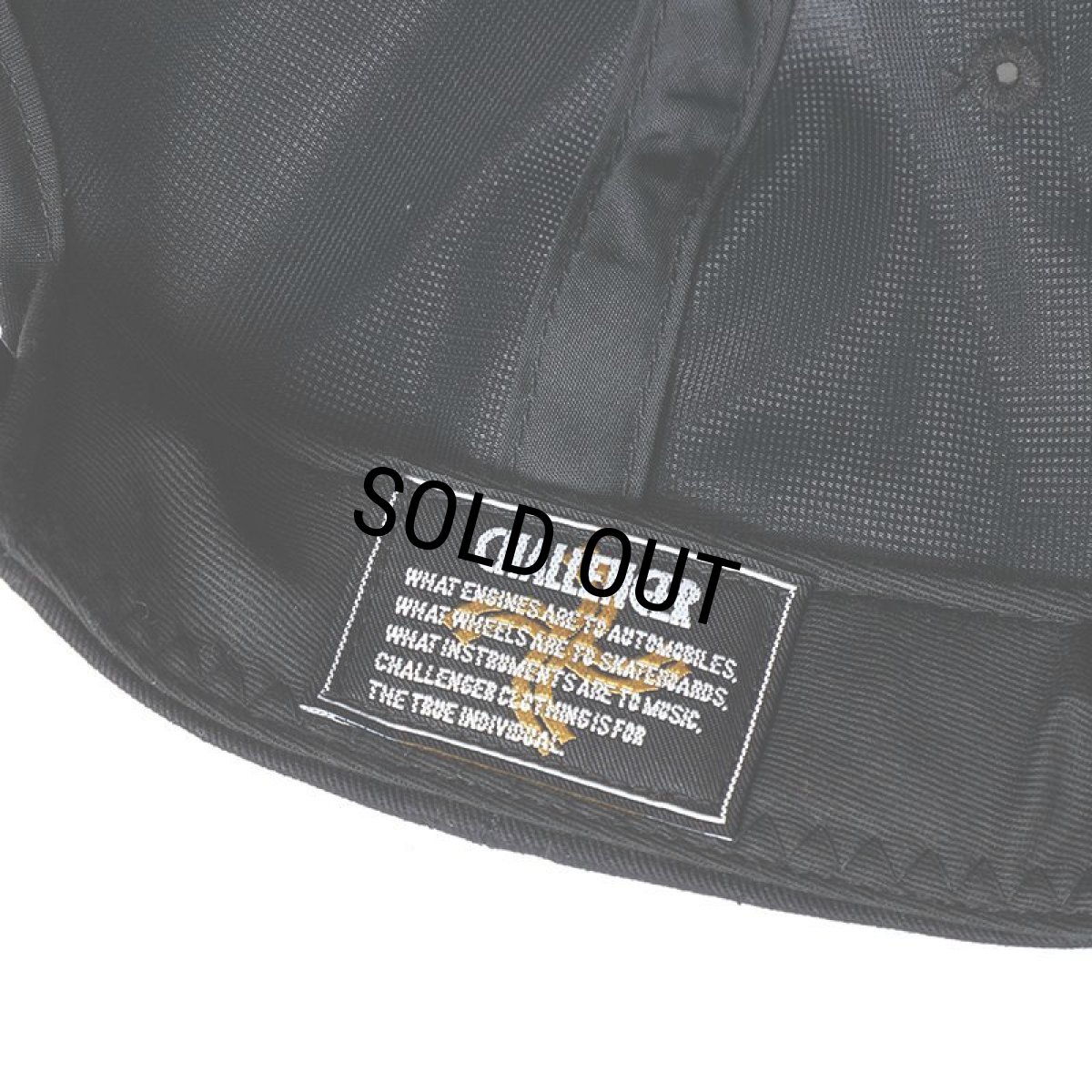 画像5: CHALLENGER/CLGR CAP（BLACK）［チャレンジャーキャップ-24秋冬］ (5)