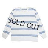 CHALLENGER/L/S CLASSIC BORDER TEE（IVORY/BLUE GRAY）［クラシックボーダー長袖T-24秋冬］