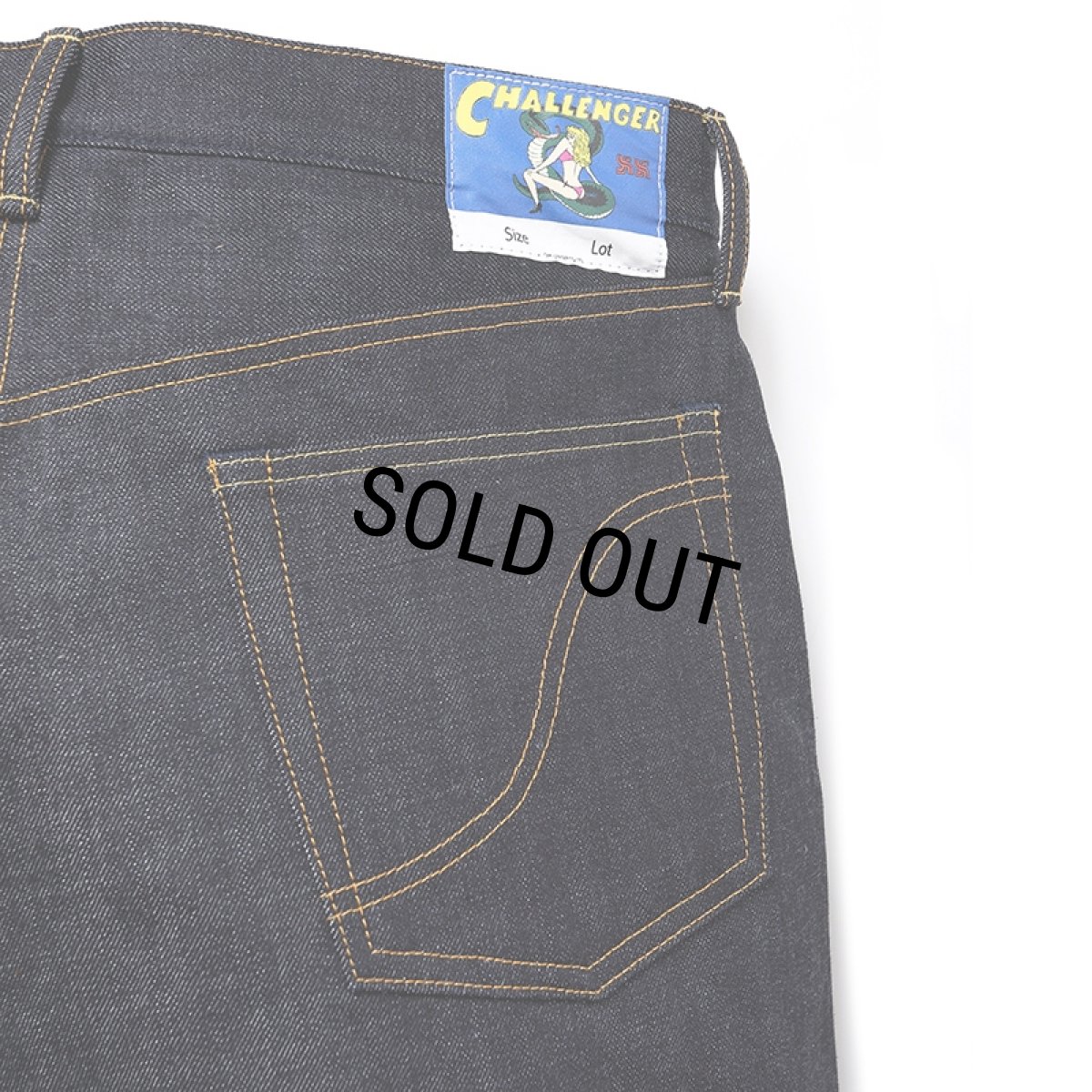 画像7: CHALLENGER/CLASSIC DENIM PANTS（INDIGO）［クラシックデニムパンツ-24秋冬］ (7)