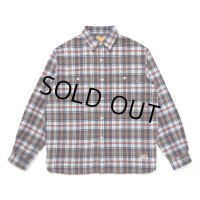 CHALLENGER/COUNTRY PLAID SHIRT（LT BLUE/ORANGE）［カントリーチェックシャツ-24秋冬］