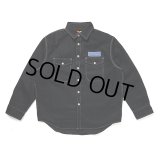 CHALLENGER/DENIM LINING SHIRT（BLACK）［デニムライニングシャツ-24秋冬］