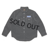 CHALLENGER/DENIM LINING SHIRT（BLACK）［デニムライニングシャツ-24秋冬］