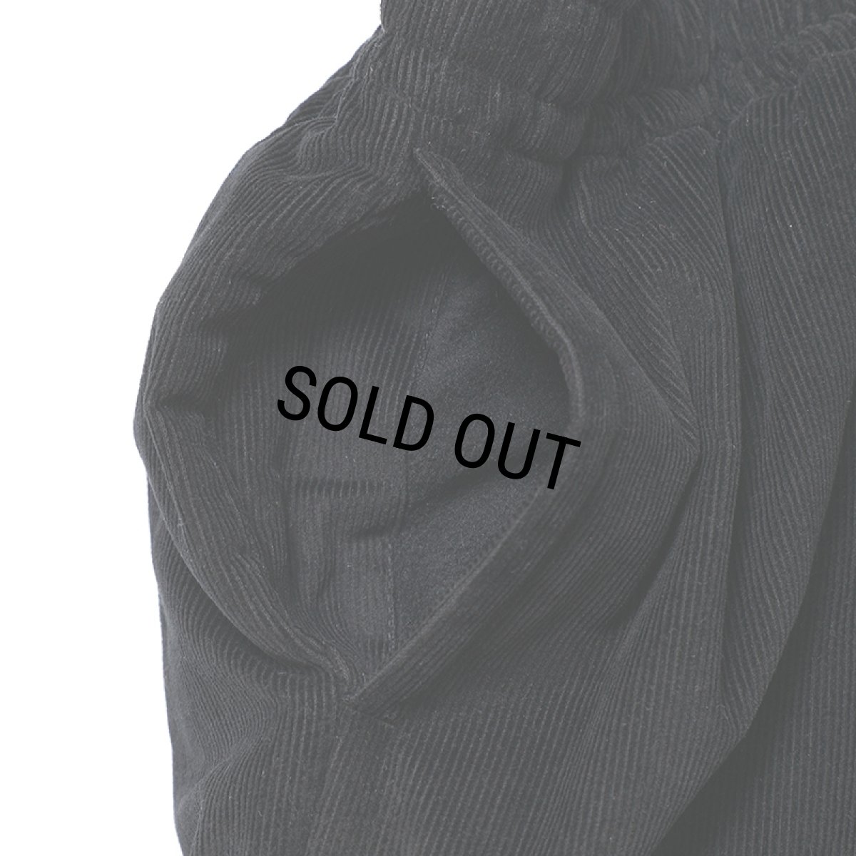 画像7: CHALLENGER/SUPERIOR CORDUROY WARM PANTS（BLACK）［コーデュロイウォームパンツ-24秋冬］ (7)