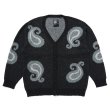 CHALLENGER/BIG PAISLEY CARDIGAN（BLACK）［ビッグペイズリー