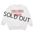 CHALLENGER/COLLEGE LOGO C/N SWEAT（GRAY）［クルーネックスウェット-24秋冬］