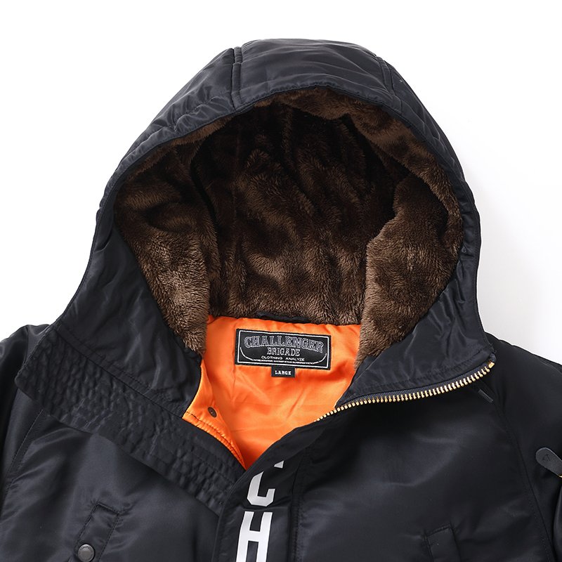 画像3: CHALLENGER/CLASSIC FLIGHT JACKET（BLACK）［クラシックフライトJKT-24秋冬］