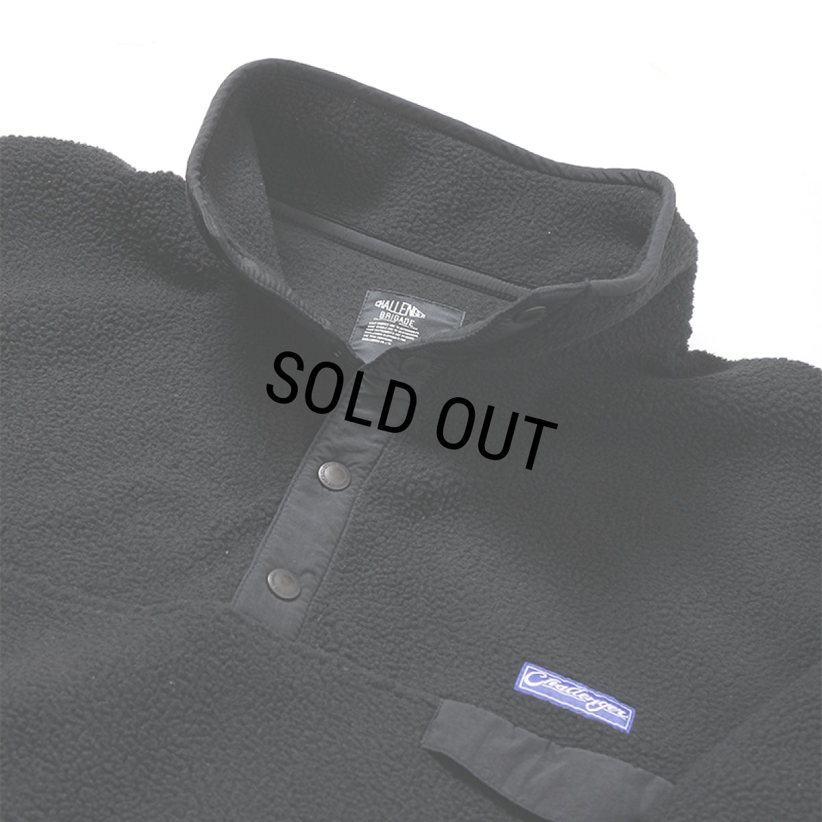 画像3: CHALLENGER/PULLOVER LOGO FLEECE（BLACK）［プルオーバーロゴフリース-24秋冬］ (3)