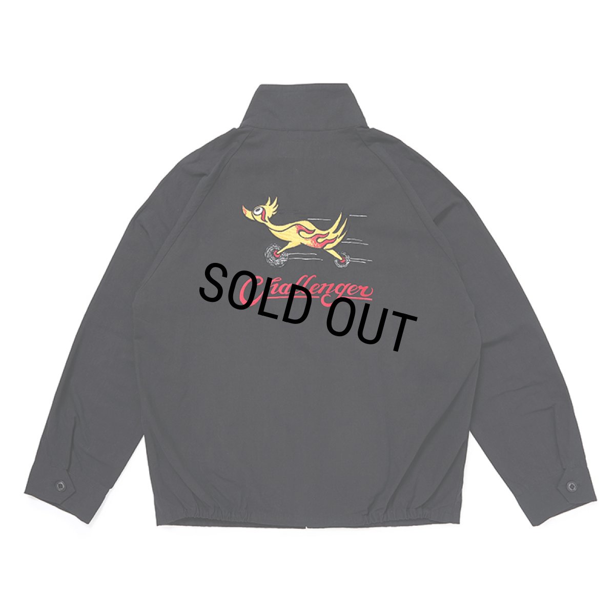 画像1: CHALLENGER/FIRE BIRD SWING TOP（BLACK）［ファイヤーバードスウィングトップ-24秋冬］ (1)