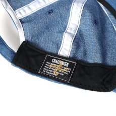 画像4: CHALLENGER/WOLF BRIGADE CAP（WASHED DENIM）［ウルフブリゲイドキャップ-24秋冬］ (4)