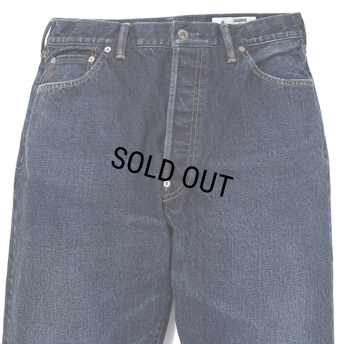 画像3: CHALLENGER/CLASSIC WASHED DENIM PANTS（WASHED INDIGO）［クラシックウォッシュドデニムパンツ-24秋冬］ (3)