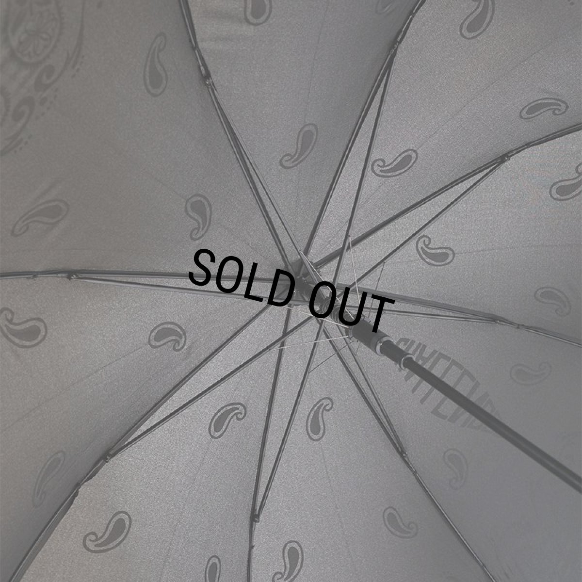 画像7: CHALLENGER/BANDANA UMBRELLA（BLACK）［バンダナアンブレラ-24秋冬］ (7)