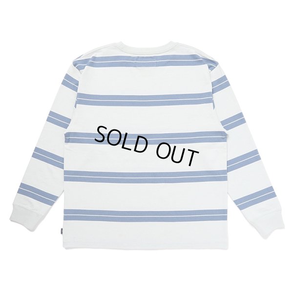 画像2: CHALLENGER/L/S CLASSIC BORDER TEE（IVORY/BLUE GRAY）［クラシックボーダー長袖T-24秋冬］