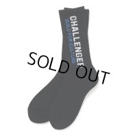 CHALLENGER/SAILOR SOCKS（BLACK）［セーラーソックス-24秋冬］
