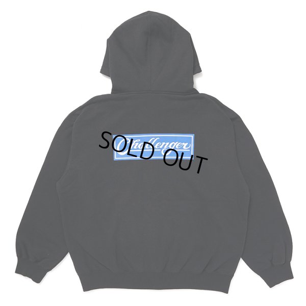 画像1: CHALLENGER/BAR LOGO ZIP HOODIE（BLACK）［ジップフーディー-24秋冬］