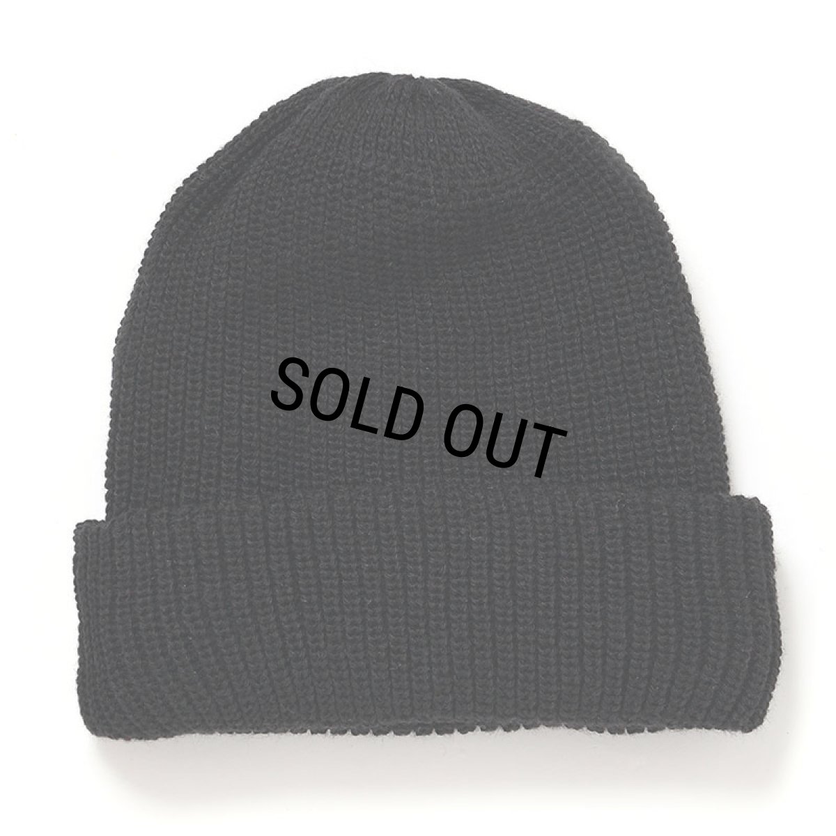 画像2: CHALLENGER/BAR LOGO KNIT CAP（BLACK）［バーロゴニットキャップ-24秋冬］ (2)