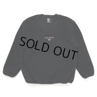 CHALLENGER/SAILOR C/N FLEECE（BLACK）［セーラークルーネックフリース-24秋冬］
