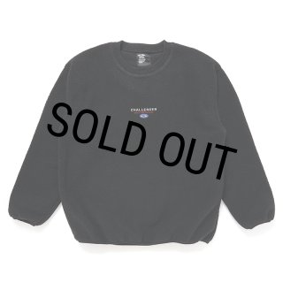 CHALLENGER/SAILOR C/N FLEECE（BLACK）［セーラークルーネック